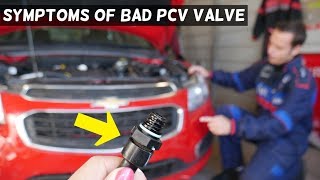 SYMPTOMS OF BAD PCV VALVE ON CHEVY CHEVROLET GMC BUICK CADILLAC [upl. by Mcknight]