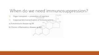 Immunosuppressant Drugs  Corticosteroids [upl. by Yenalem]