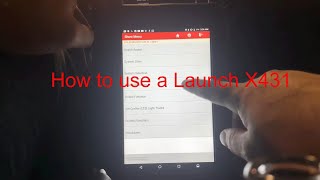 How to use a Launch X431 V Pro [upl. by Engelhart]