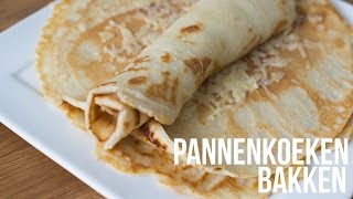 HOW TO Pannenkoeken bakken  OhMyFoodness [upl. by Anoirb]