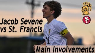 Jacob Sevene vs St Francis  Main Involvements [upl. by Acessej402]