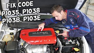 FIX CODE P1035 P1038 P103B P103E DODGE DART CHRYSLER 200 JEEP CHEROKEE RENEGADE COMPASS FIAT 500X [upl. by Anerev]