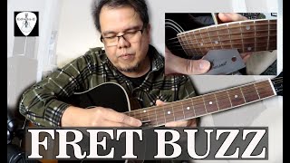 Guitar Tips Fret Buzz on Acoustic Guitar  How to Fix It [upl. by Nwahsat]