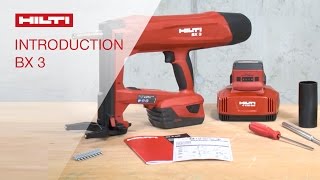 INTRODUCTION to Hilti batteryactuated fastening tool BX 3 nail selection [upl. by Pansy644]