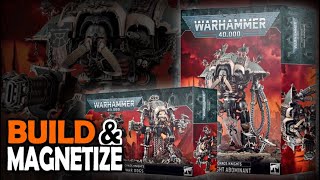 Build amp Magnetize Chaos Knights Abominant War Dogs 40k Unboxing [upl. by Rorie]