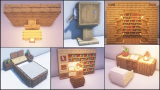 Minecraft 7 Lectern Build Hacks and Ideas [upl. by Lenssen]