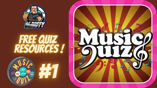 Music Quiz 10 Questions With Answers At End 🎤 [upl. by Eirallih625]