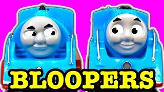 Thomas Railway Race Set Bloopers TOMY Streamliner Vs TrackMaster Streamliner [upl. by Marcin604]