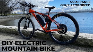 Building a FAST ELECTRIC BIKE With a 1500W Conversion Kit  Trek Mountain Bike [upl. by Nomde]