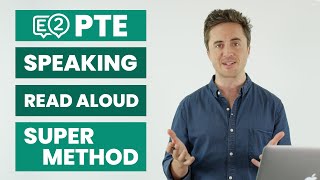 PTE Speaking Read Aloud  SUPER METHOD [upl. by Htennaj]