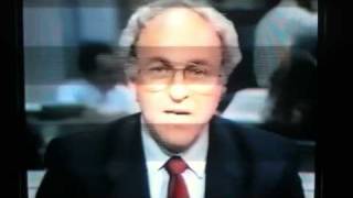 Crash of 1987 Live news reports of Stock Market Crash [upl. by Inanak]