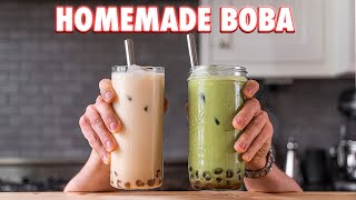 Perfect Boba Tea Completely from Scratch 2 Ways [upl. by Neville]