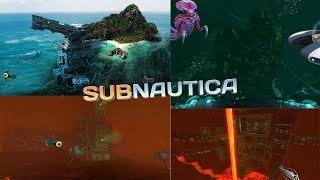 All Alien Base Locations Guide To Subnautica [upl. by Fennessy]