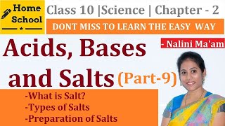 Acids Bases and Salts  Part  9  Class 10  Science [upl. by Hakon]