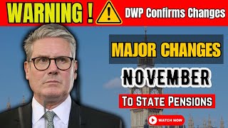 ALERT Major Changes Coming to UK State Pensions – DWP Announces Significant Update [upl. by Fiel]