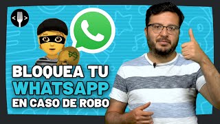 Como bloquear mi WhatsApp si me robaron el celular  Código Espagueti al Servicio de la Comunidad [upl. by Ehgit]