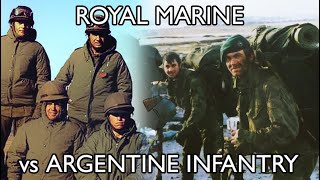 Royal Marine vs Argentine Infantryman Falklands 1982 [upl. by Nylecaj305]