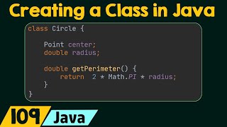 Creating a Class in Java [upl. by Lertsek]