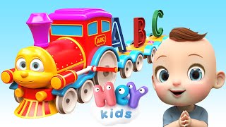 La chanson de lalphabet en français 🅰 HeyKids  Comptines pour bébé [upl. by Clawson479]