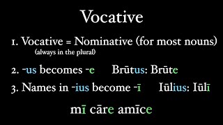 The Vocative Case [upl. by Ivo936]