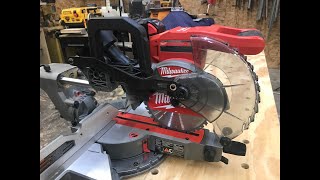 Milwaukee 714quot cordless Miter Saw Review [upl. by Lucia]