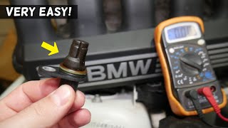 HOW TO TEST CRANKSHAFT POSITION SENSOR ON BMW [upl. by Doroteya]