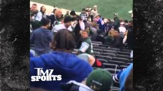 NY Jets Fan  KOS BILL FAN  In Brutal Stadium Fight  TMZ Sports [upl. by Nager]