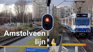 Amstelveenlijn  Sneltram Amsterdam  Light rail  Stadtbahn  GVB Metro 51 en tram 5  Afscheid [upl. by Scharf]