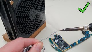 DIY Soldering Fume Extractor using a PC Fan [upl. by Ariec510]