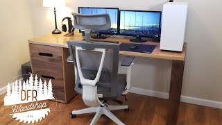 Building a Modern Computer Desk [upl. by Gnilrits]