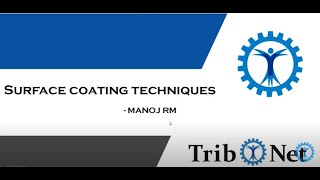 Surface Coating Techniques [upl. by Lexa482]