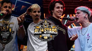 Las MEJORES RIMAS de TODAS LAS JORNADAS de la GOD LEVEL ALL STARS 2vs2 2019 Argentina y Perú [upl. by Mccall835]