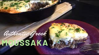 Authentic Greek Moussaka recipe [upl. by Salena]