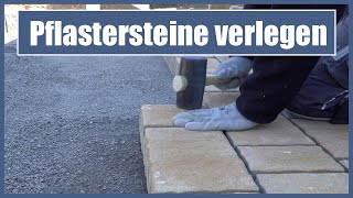 Pflastersteine verlegen [upl. by Eeluj]