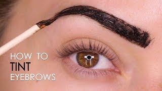 How To Tint Brows At Home Tutorial  Shonagh Scott [upl. by Maurilia]