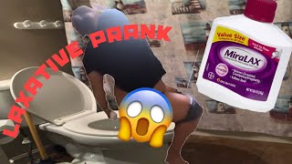 LAXATIVE PRANK ON GIRLFRIEND EPIC FAIL [upl. by Starlin161]