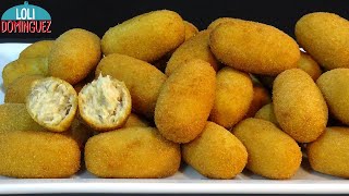 LAS MEJORES CROQUETAS DE POLLO QUE COMERÁS NUNCA Loli Domínguez  Paso a paso [upl. by Cronin]