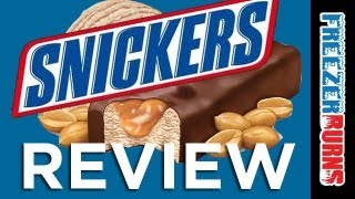 Are Snickers Ice Cream Bars Good REVIEW from Freezerburns Ep588 [upl. by Terrej]