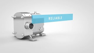 GEA Hilge NOVALOBE Hygienic Pump Animation [upl. by Odrarebe]