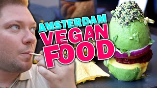 Check out the Best Vegan Restaurants in Amsterdam  Vegan Food Tour [upl. by Ruthann]