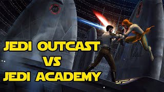 Jedi Outcast vs Academy [upl. by Analat598]