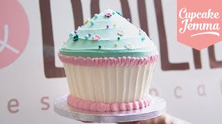 Giant Cupcake Masterclass HowTo  Cupcake Jemma [upl. by Lairea]