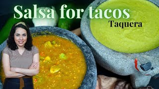 AUTHENTIC Mexican salsa for TACOS  TOMATILLO salsa recipe  JALAPEÑO salsa recipes [upl. by Doss]