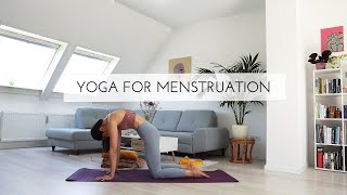 Yoga for Menstruation  45 minutes relaxing Yin Yoga flow [upl. by Aernda]