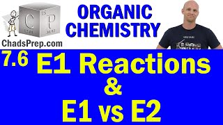 76 E1 Reactions and E1 vs E2  Organic Chemistry [upl. by Yesima552]