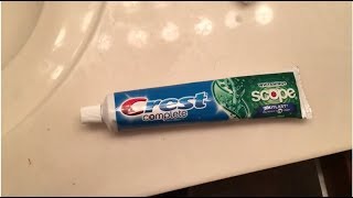 Crest Complete Whitening  Scope Toothpaste Review [upl. by Bendix217]