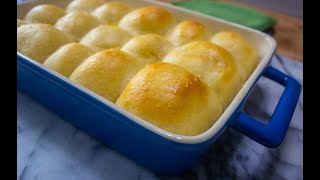 Fluffy Homemade Dinner Rolls [upl. by Tempa17]