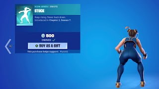 NEW Fortnite Stuck Emote [upl. by Giesser]