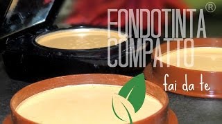 Come fare il Fondotinta Compatto Coprente e Mat fai da te Diy Compact foundation [upl. by Ellemrac]