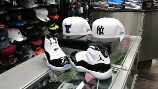 Nike Air Jordan Retro 11  Concord 11s  at Street Gear Hempstead NY [upl. by Eudosia]